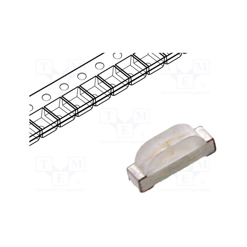 5 pcs x OPTOSUPPLY - OSG50802C1E - LED, SMD, 0802, green, 400÷700mcd, 2.1x0.6x1mm, 120°, 2.8÷3.4V, 20mA