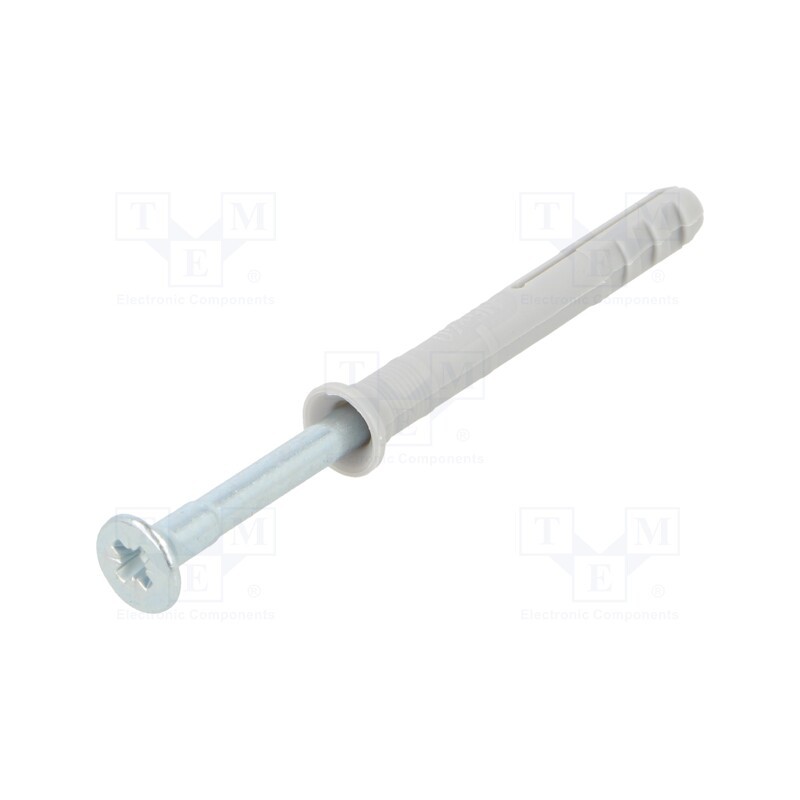 1 pcg x FISCHER - 50351 - Plastic anchor, with screw, 5x40, zinc-plated steel, N, 100pcs.