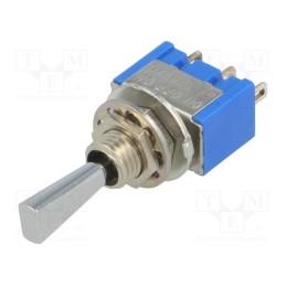 1 pcs x MIYAMA - MS-500C-F - Switch: toggle, Pos: 3, SP3T, ON-OFF-ON, 6A/125VAC, -10÷55°C, 1kV