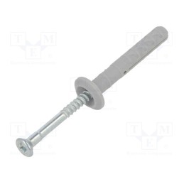 1 pcg x FISCHER - 48795 - Plastic anchor, with flange,with screw, 6x40, zinc-plated steel