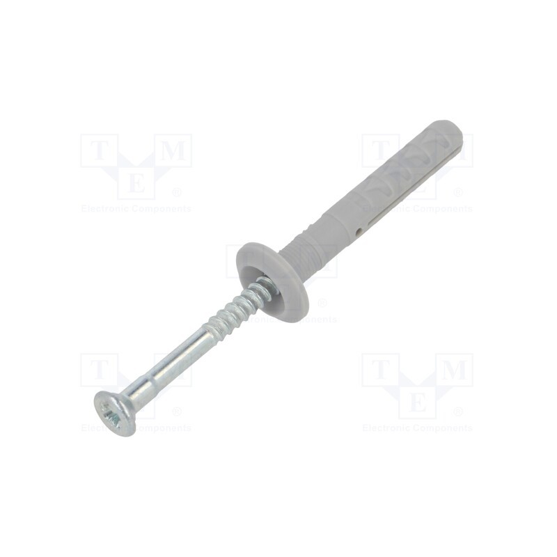 1 pcg x FISCHER - 48795 - Plastic anchor, with flange,with screw, 6x40, zinc-plated steel