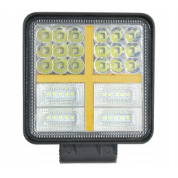 Square LED work lamp 38LED 6000K color