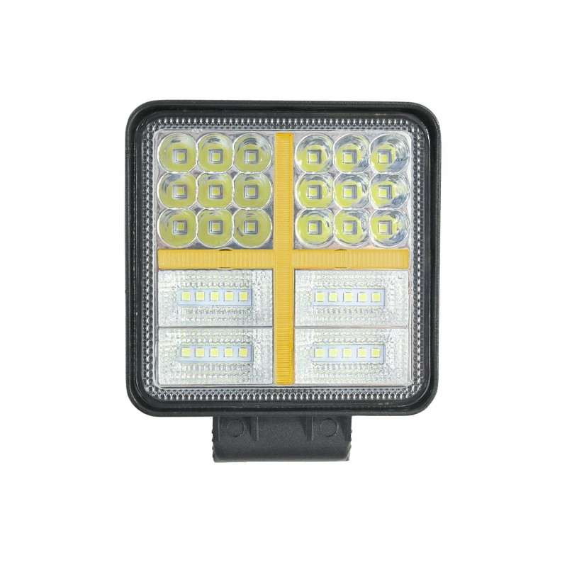 Square LED work lamp 38LED 6000K color
