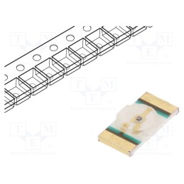 5 pcs x LITEON - LTST-C216KFKT - LED, SMD, 1206, orange, 45÷90mcd, 3.2x1.6x0.6mm, 130°, 2÷2.4V, 20mA