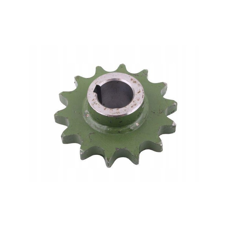 Steel chain wheel with 14 1 fi 35 spread