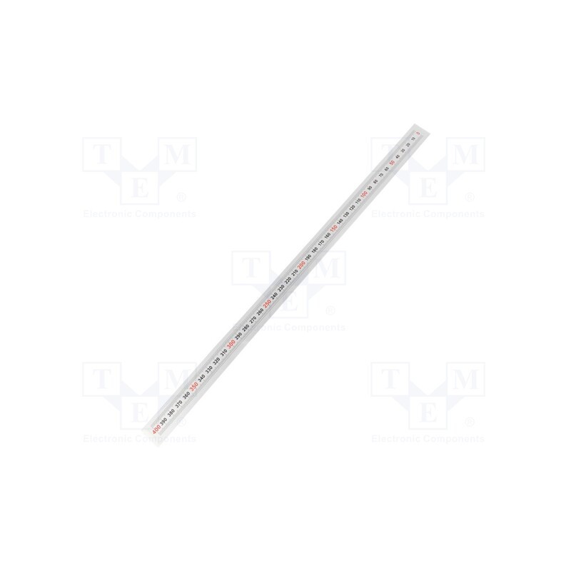 1 pcs x ELESA+GANTER - GN 711-KUS-400-W-R -AS - Ruler, figures horizontally arranged,self-adhesive, W: 11mm