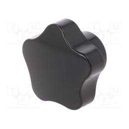 1 pcs x ELESA+GANTER - VC.192/50 A-10 -AS - Knob, Ø: 50mm, H: 33mm, duroplast PF, Ømount.hole: 10mm, VC.192-A