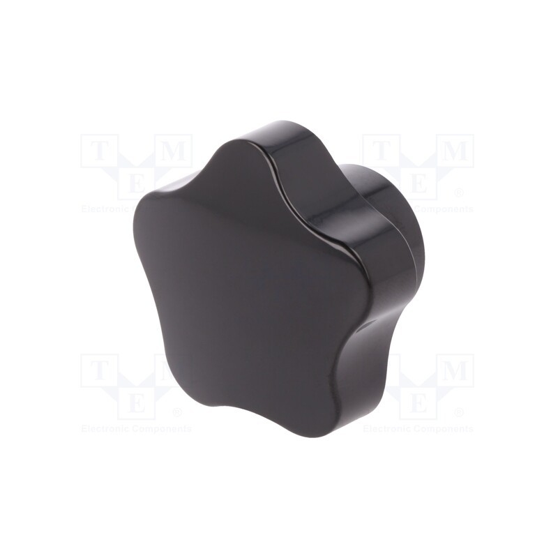 1 pcs x ELESA+GANTER - VC.192/50 A-10 -AS - Knob, Ø: 50mm, H: 33mm, duroplast PF, Ømount.hole: 10mm, VC.192-A