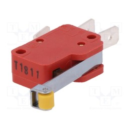 1 pcs x Marquardt - 1006.1501 - Microswitch SNAP ACTION, 10A/400VAC, with lever (with roller)
