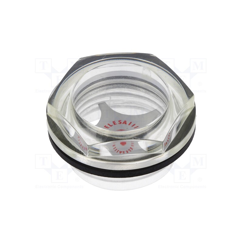 1 pcs x ELESA+GANTER - 13721 - Level indicator, Inspect.hole dia: 20mm, G 3/4', 6÷8Nm, max.110°C