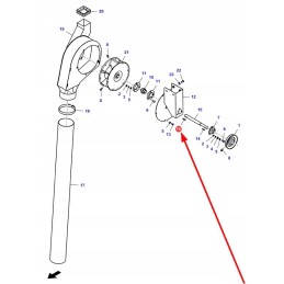D43102300 prismatic key 6 x 6 x 32 mm