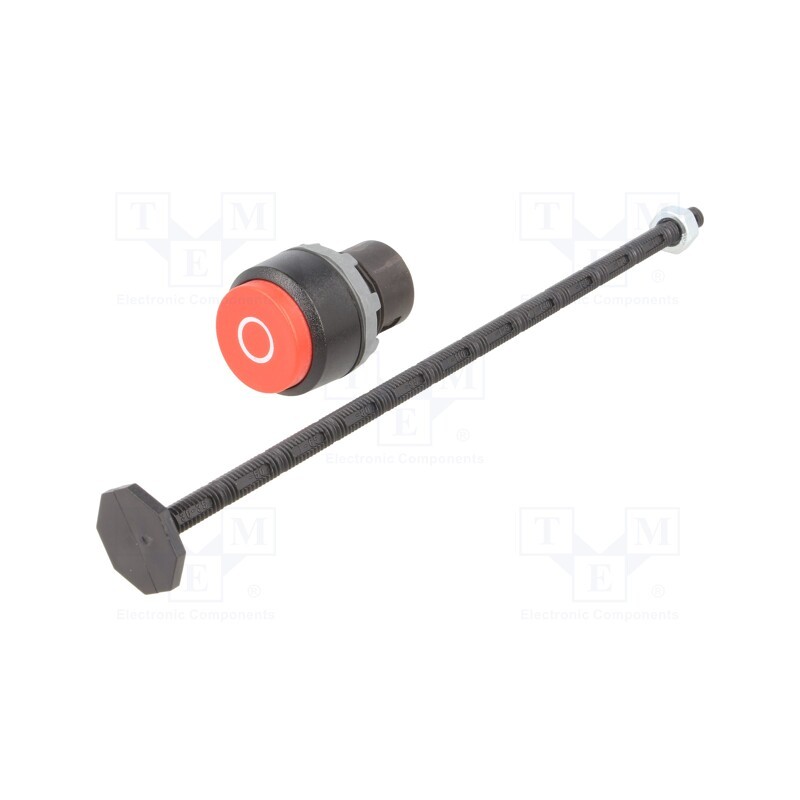 1 pcs x ABB - 1SFA616163R1051 - Switch: push-button, 22mm, Stabl.pos: 1, red, none, IP66, prominent