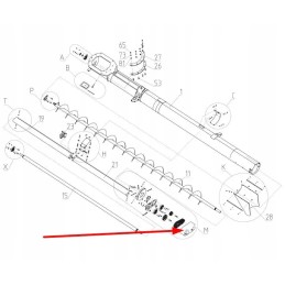 100172132 discharge pipe roller cap