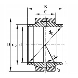 Ge50lo mac power spherical bearing