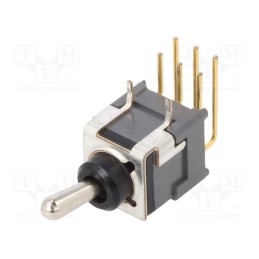 1 pcs x NKK SWITCHES - B22JH - Switch: toggle, Pos: 2, DPDT, ON-ON, 0.1A/28VAC, 0.1A/28VDC, THT