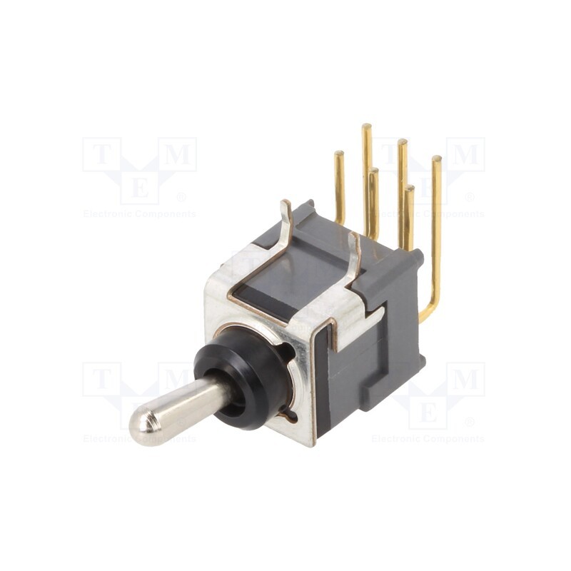 1 pcs x NKK SWITCHES - B22JH - Switch: toggle, Pos: 2, DPDT, ON-ON, 0.1A/28VAC, 0.1A/28VDC, THT