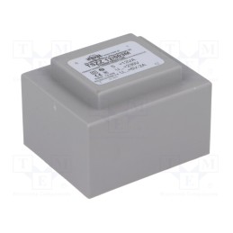 1 pcs x INDEL - TSZZ12/003M - Transformer: encapsulated, 12VA, 230VAC, 6V, 2A, PCB, IP00, A: 52mm