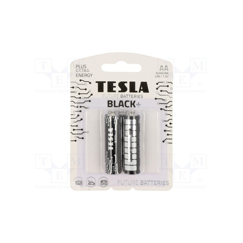 1 set x TESLA BATTERIES - 8594183396613 - Battery: alkaline, 1.5V, AA, non-rechargeable, Ø14.5x50.5mm, 2pcs.