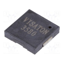 5 pcs x VISATON - 3580 - Sound transducer: piezo, without built-in generator, 4kHz, 3V
