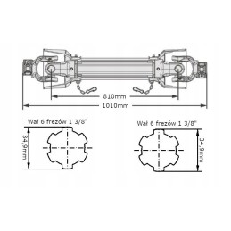 Triangular joint shaft 30 2x106 3 1010mm 970nm