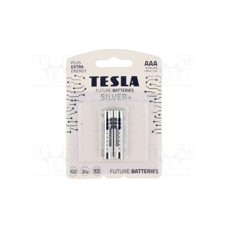 1 set x TESLA BATTERIES - 8594183397887 - Battery: alkaline, 1.5V, AAA, non-rechargeable, Ø10.5x44.5mm