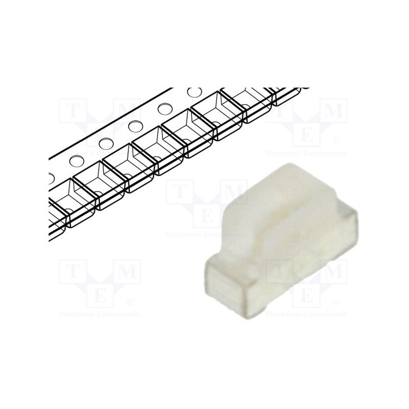 5 pcs x OPTOSUPPLY - OSG50602C1E - LED, SMD, 0602, green, 350÷600mcd, 1.7x0.6x1.1mm, 120°, 2.8÷3.4V