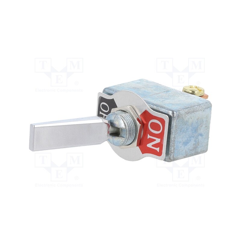 1 pcs x SWITCH COMPONENTS - TD1-1A-DC-3-P - Switch: toggle, Pos: 2, SPST, ON-OFF, 50A/12VDC, Leads: screw, 50mΩ