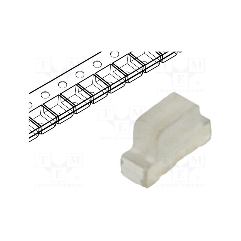 5 pcs x OPTOSUPPLY - OSB50602C1E - LED, SMD, 0602, blue, 120÷250mcd, 1.7x0.6x1.1mm, 120°, 2.8÷3.4V