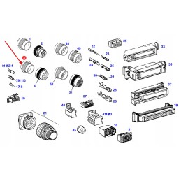 X429041900000 nut for electric plug