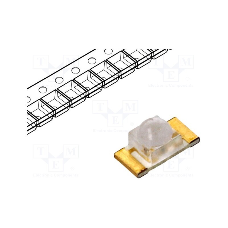 5 pcs x OPTOSUPPLY - OSO5120641E - LED, SMD, 1206, orange, 300÷400mcd, 3.2x1.6x1.8mm, 35°, 1.8÷2.4V