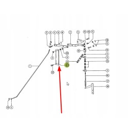 609140 0 engine control cable bracket