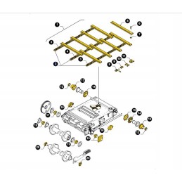 Tilt feeder chain set 84441577 cnh