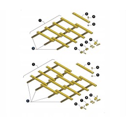 Tilt feeder chain set 84441577 cnh