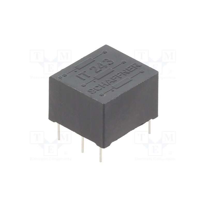1 pcs x SCHAFFNER - IT243 - Transformer: impulse, PCB, 17.6x16.7x11.3mm, Rpri.wind: 800mΩ