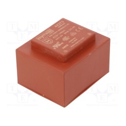 1 pcs x MYRRA - 44373 - Transformer: encapsulated, 30VA, 230VAC, 6V, 5A, PCB, 70x59x48.75mm