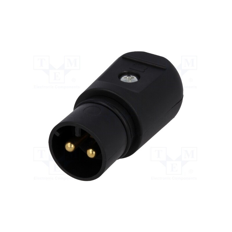 1 pcs x BREVE TUFVASSONS - WT SELV 12VAC 16A IP44 - Module: plug AC, 12VAC, 16A, IP34, PFS