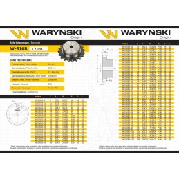 Hardened gear wheel with flange 16b 1 r1 1