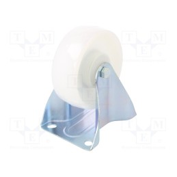 1 pcs x RADER - TPE-POB 100K1 - Transport wheel, Ø: 100mm, W: 36mm, H: 128mm, rigid, 150kg, polyamide