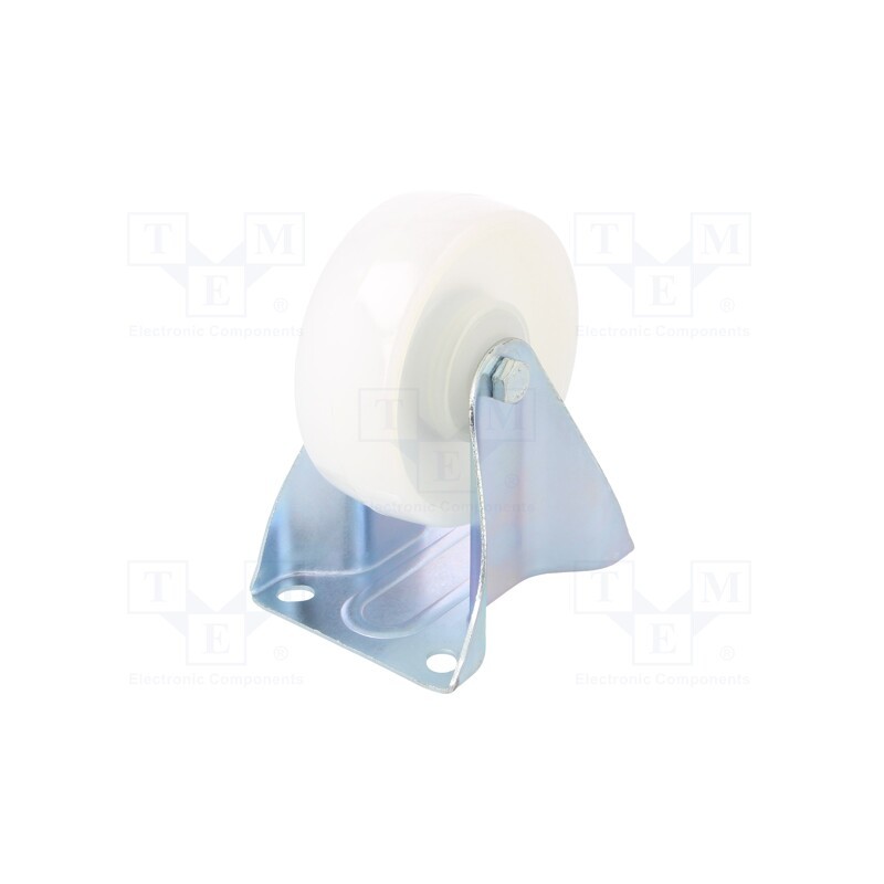 1 pcs x RADER - TPE-POB 100K1 - Transport wheel, Ø: 100mm, W: 36mm, H: 128mm, rigid, 150kg, polyamide