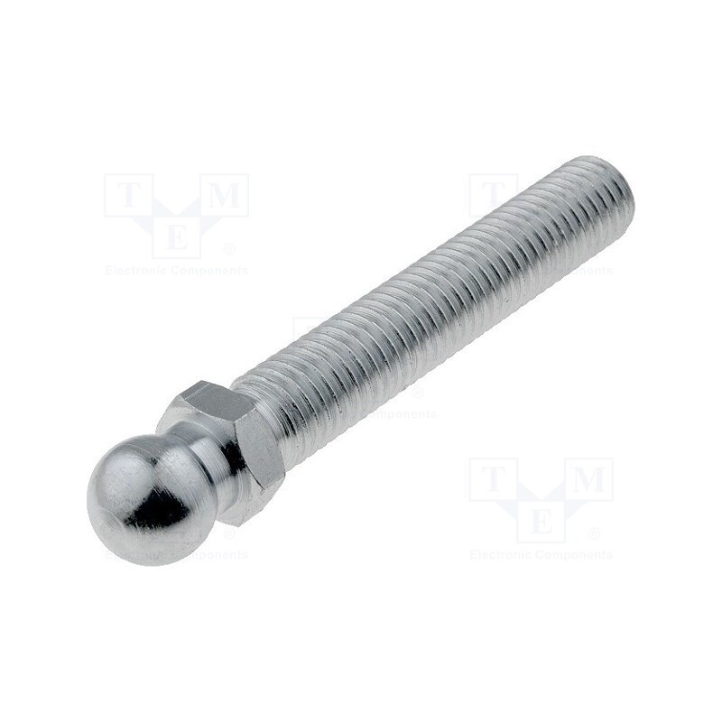 1 pcs x ELESA+GANTER - SM-14-M12X68 - Pin, M12, Plunger mat: steel, Ø: 14mm, Plating: zinc
