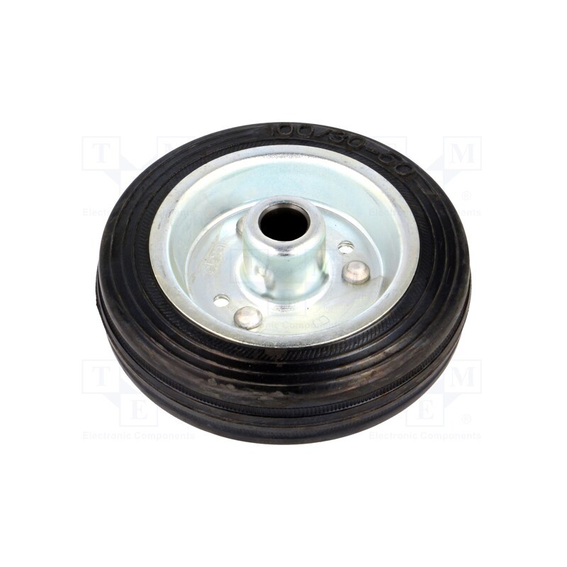 1 pcs x ELESA+GANTER - 450006 - Transport wheel, Ø: 100mm, W: 30mm, Dyn.load: 800N, Rol.load: 750N