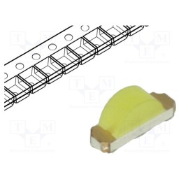 5 pcs x OPTOSUPPLY - OSWA1204C1E - LED, SMD, 1204, white cold, 300÷450mcd, 6000-12500K, 120°, 20mA
