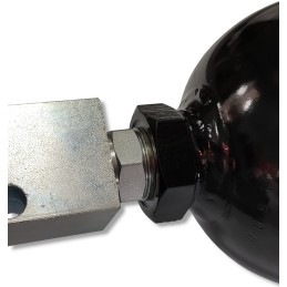 Shock absorber, double hydroaccumulator 0 75 l g1 2