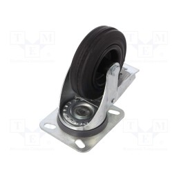 1 pcs x ELESA+GANTER - 449606 - Transport wheel, Ø: 100mm, W: 30mm, H: 128mm, torsional with lock