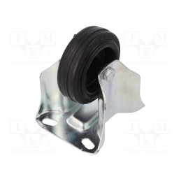 1 pcs x ELESA+GANTER - 449651 - Transport wheel, Ø: 80mm, W: 25mm, H: 107mm, rigid, Dyn.load: 650N