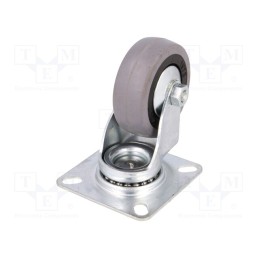 1 pcs x ELESA+GANTER - 452001 - Transport wheel, Ø: 50mm, W: 20mm, H: 67mm, torsional, 350N, RE.C7