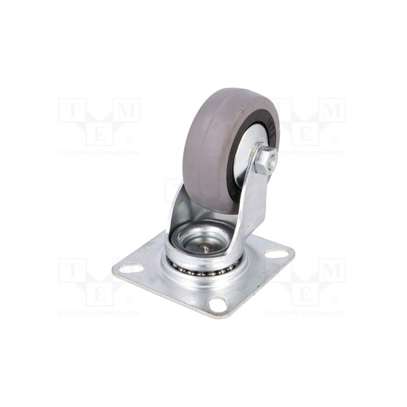 1 pcs x ELESA+GANTER - 452001 - Transport wheel, Ø: 50mm, W: 20mm, H: 67mm, torsional, 350N, RE.C7
