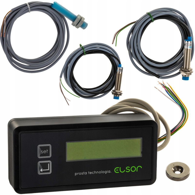 Elsor speedometer with hectometer