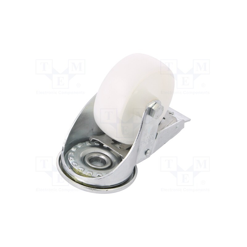 1 pcs x ELESA+GANTER - 450693 - Transport wheel, Ø: 80mm, W: 30mm, H: 107mm, torsional with lock
