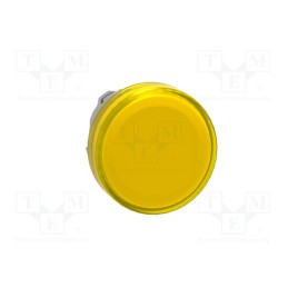 1 pcs x SCHNEIDER ELECTRIC - ZB4BV083 - Control lamp, 22mm, Harmony XB4, -25÷70°C, Ø22mm, IP66, yellow